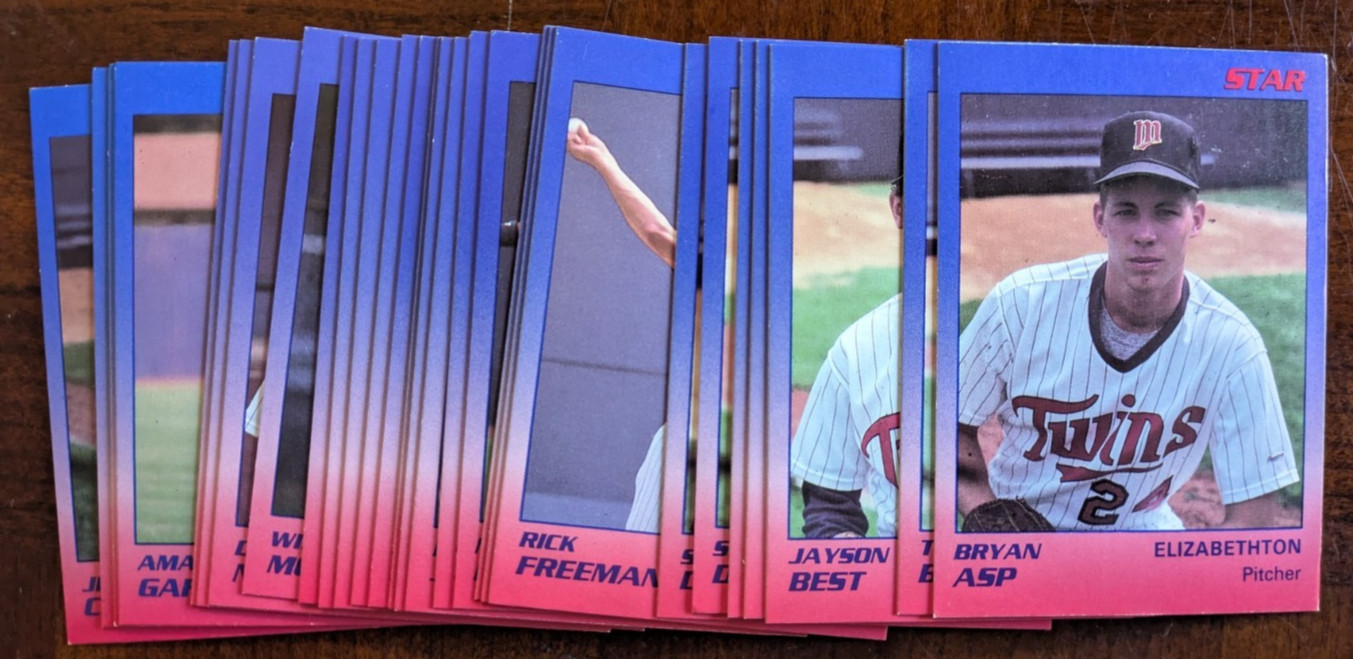1989 Star Elizabethton Twins - You Pick 1 - Minnesota Rookie Ball Minor League