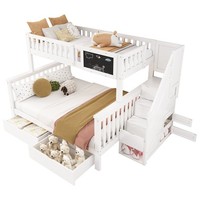 Sonnenh Etagenbett Weiß 90 X 200 Cm Stauraum