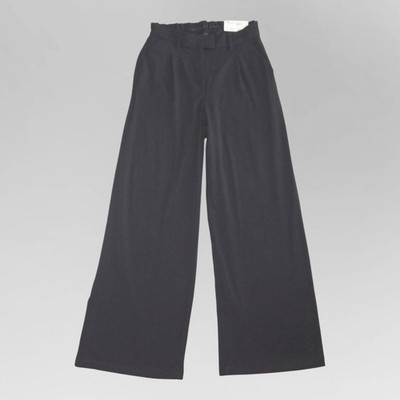American Eagle Curvy Wide Leg Trouser Pants - Size 0 / 25W - Black - NWT