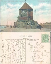 Old Tower and Yacht Station Yarmouth Jarrold's Series 1905 postmark Architecture