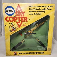 Vintage Cox Sky Copter .020 Stock No. 7164 w Box. Untested Vintage 1970's