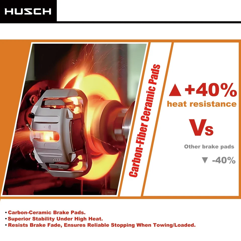 Front Ceramic Brake Pads for Jeep Liberty 2002 - 07 | Chrysler Voyager 2001 - 02 - Image 4 of 4