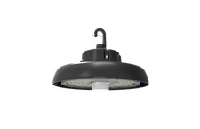 LED Redondo UFO Alta Bahía 200W 5000K Lente Transparente Gancho para Ojos Negro Regulable Gen 3