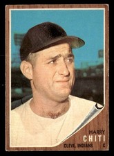 Harry Chiti 1962 Topps Card #253 Cleveland Indians VG-EX
