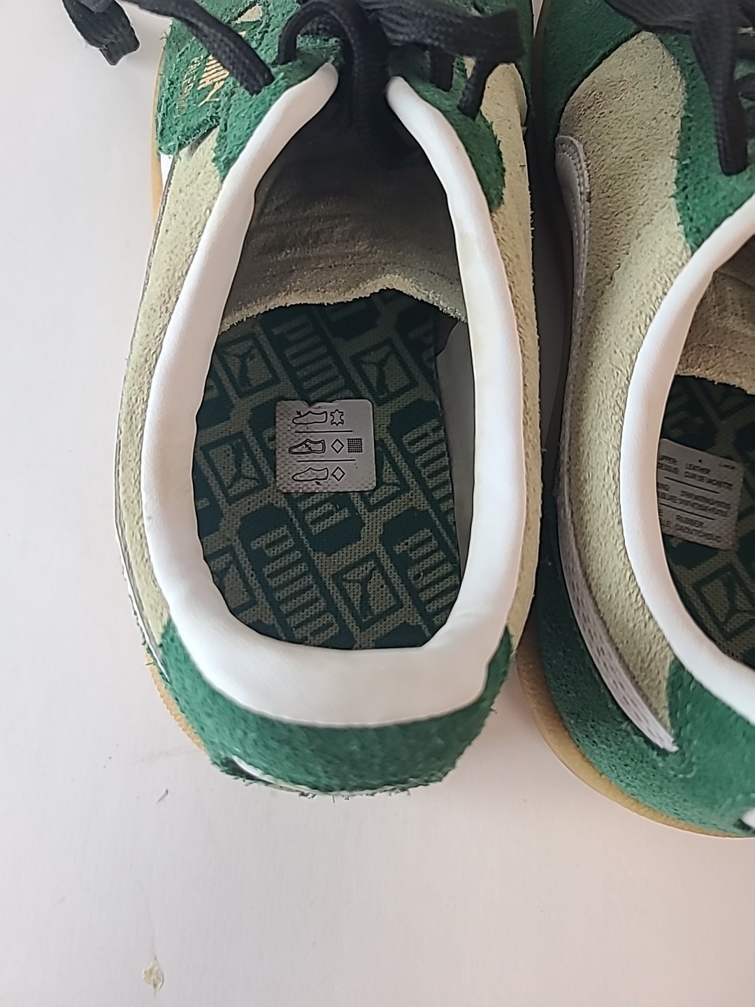 PUMA Palermo Suede Shoes Sneakers Pistachio Green Gum Size Women's 9 thumbnail 6