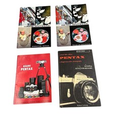 Asahi Pentax Camera Guides Operating Manuals English Spanish Lens Guide Japan