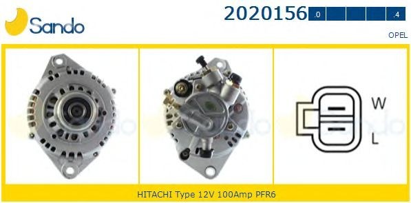 Alternatore SANDO 2020156.0