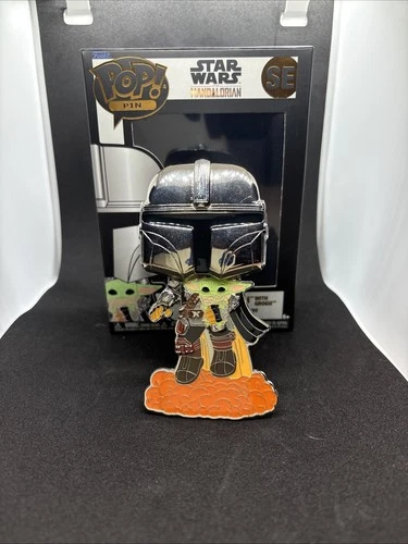 Funko Pop Pin- The Mandalorian With Grogu (2022), Star Wars