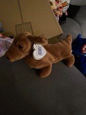Ty Beanie Babies Weenie The Dachshund Dog Toy
