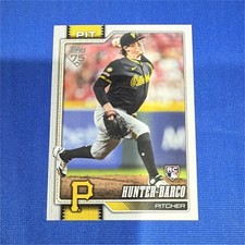 Topps 2025 Series 2 Rookie Card Hunter Barco Pittsburgh Pirates #398. rookie card picture
