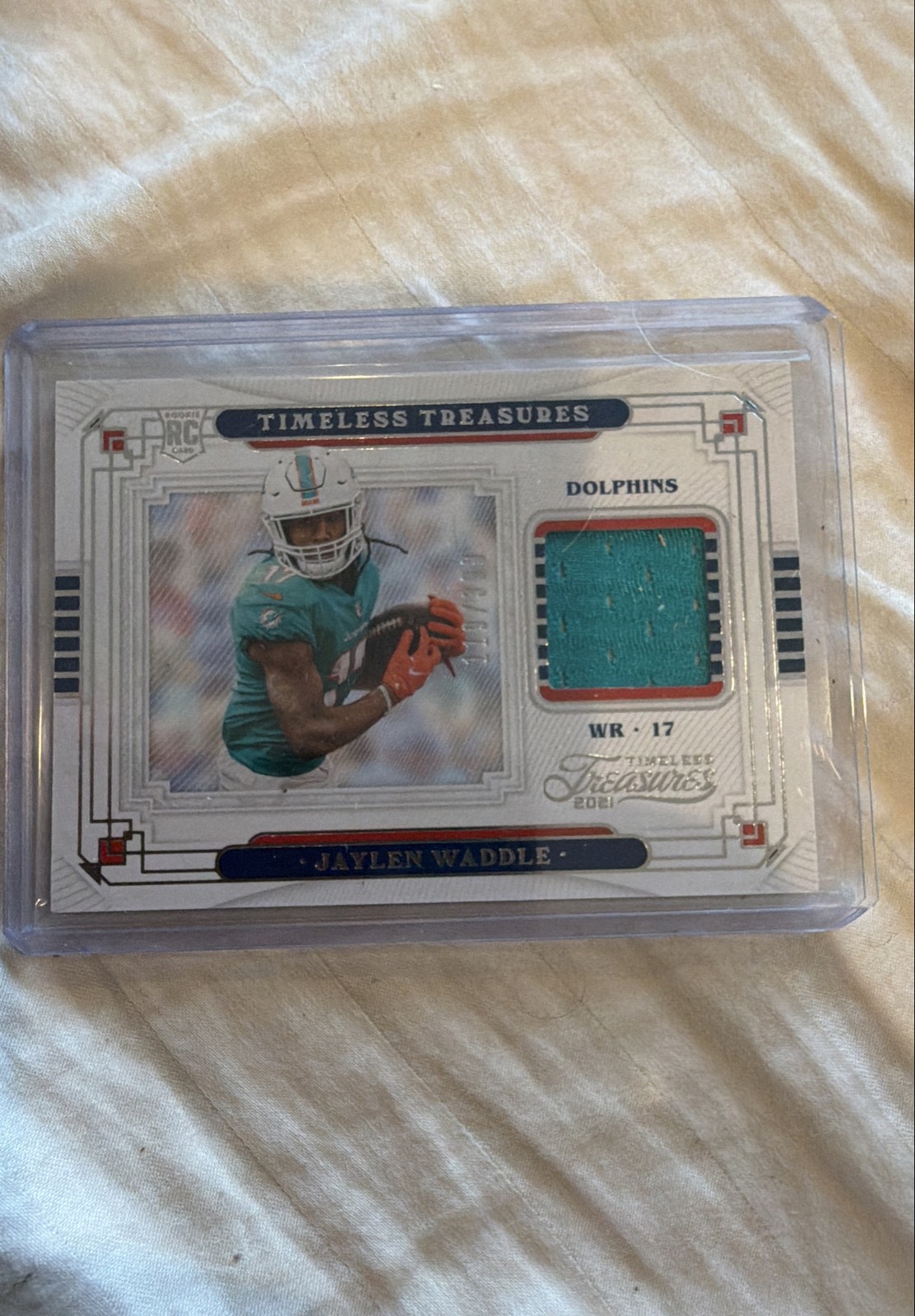 Jaylen Waddle Panini Chronicles Timeless Treasures Jerseys #TTJWA Base