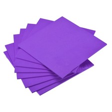 Purple EVA Foam Sheets 10 x 10 Inch 5mm Thickness for Crafts DIY Projects 8 Pcs