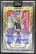 Marketplace image: 2026 Topps Chrome WWE Jordynne Grace Iconic Imprint Auto SuperFractor #1/1