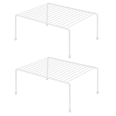 Set of 2 - Kitchen Storage Shelf Rack (13.1 x 10.2 Inch)/Plastic Feet - Mediu...