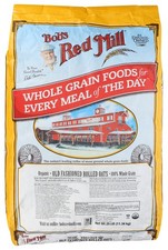 Organic Old Fashioned Rolled Oats 25 Lb Bob'S Red Mill Cereal