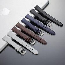 10mm-24mm Universal Wrist Bracelet Watch Band Strap Genuine Leather Soft Ladies