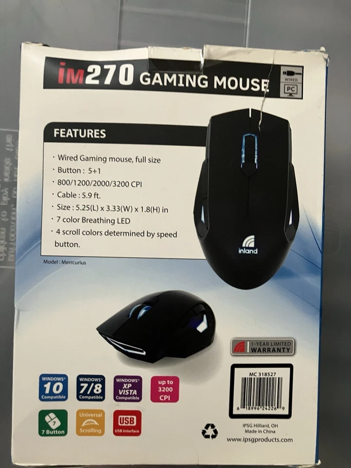 Inland IM201 Wireless Mouse Open Box - Image 2 of 2