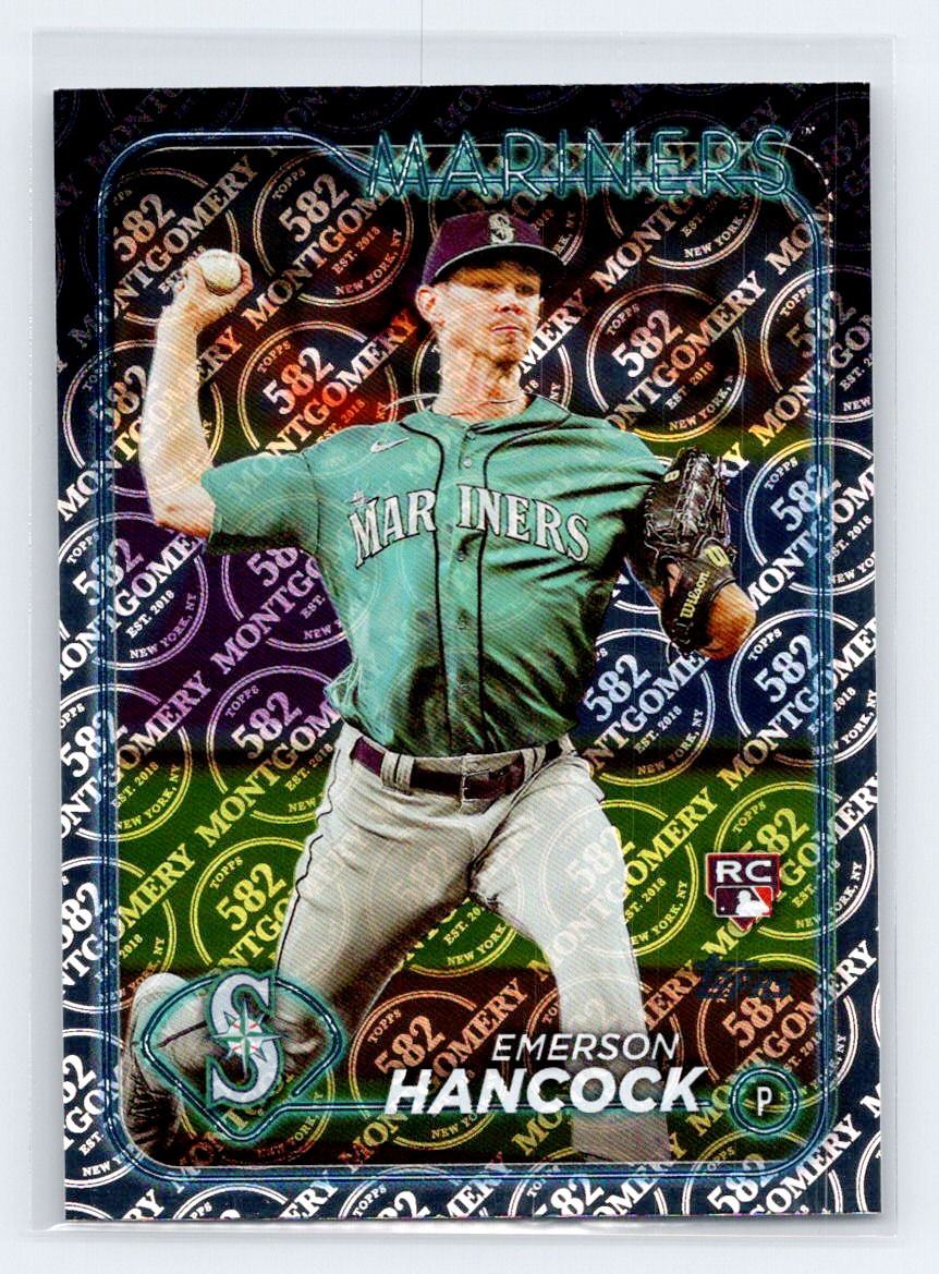 Emerson Hancock 2024 Topps #39 582 Montgomery Club Foil Rookie