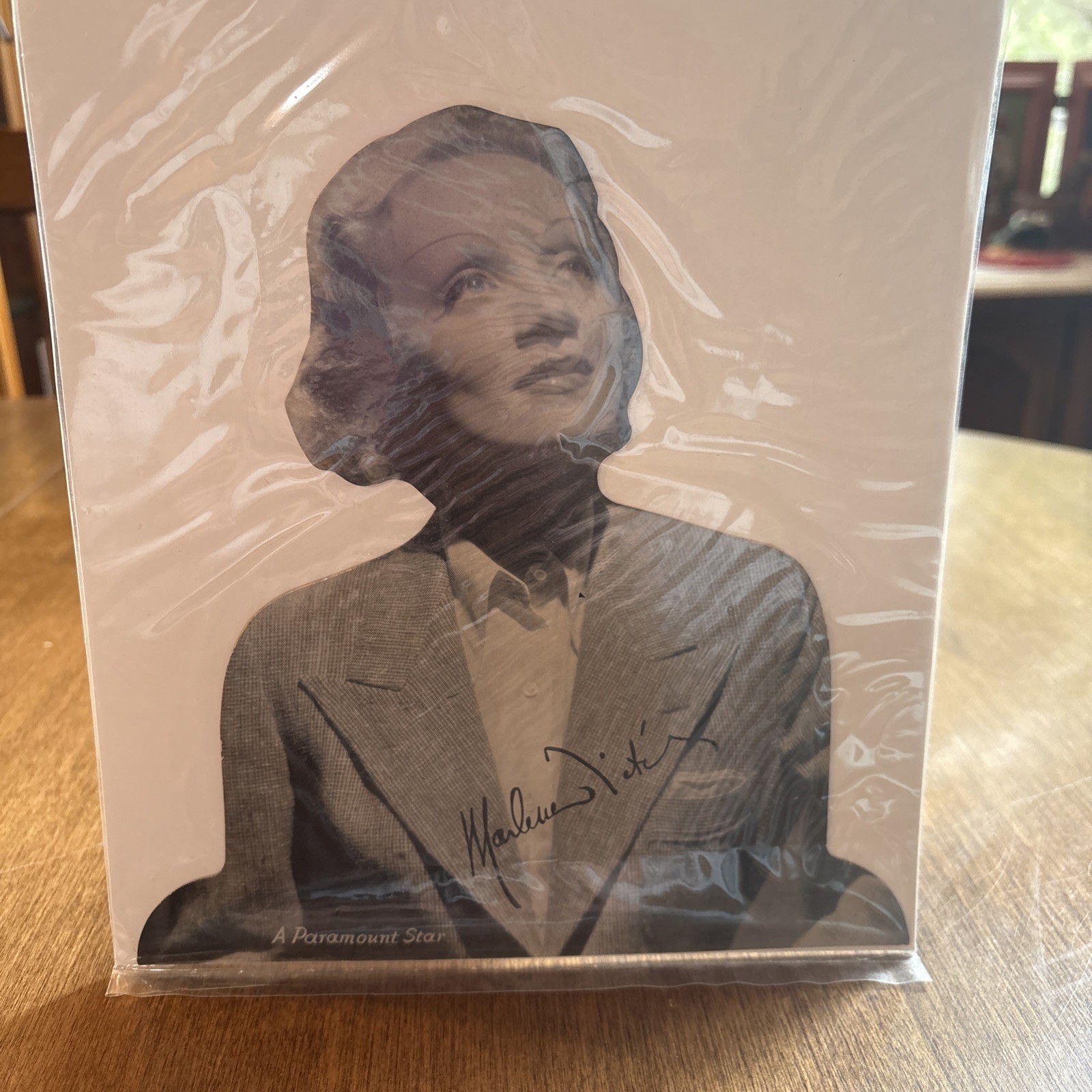 Marlene Dietrich Vintage 1930s Quaker Standee Display, 7+ Inches