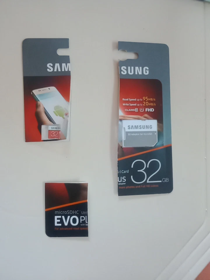 Samsung EVO Plus microSDHC MB-MC32G Memory Card ,  HARDLY USED  - Image 2 of 3