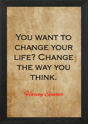 harvey specter quotes Framed Wall Art Poster Canvas Print Picture