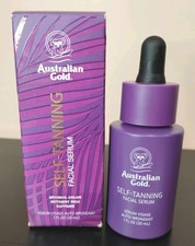 Australian Gold Self-Tanning Facial Serum Auto Bronzant 1fl oz NEW in Box