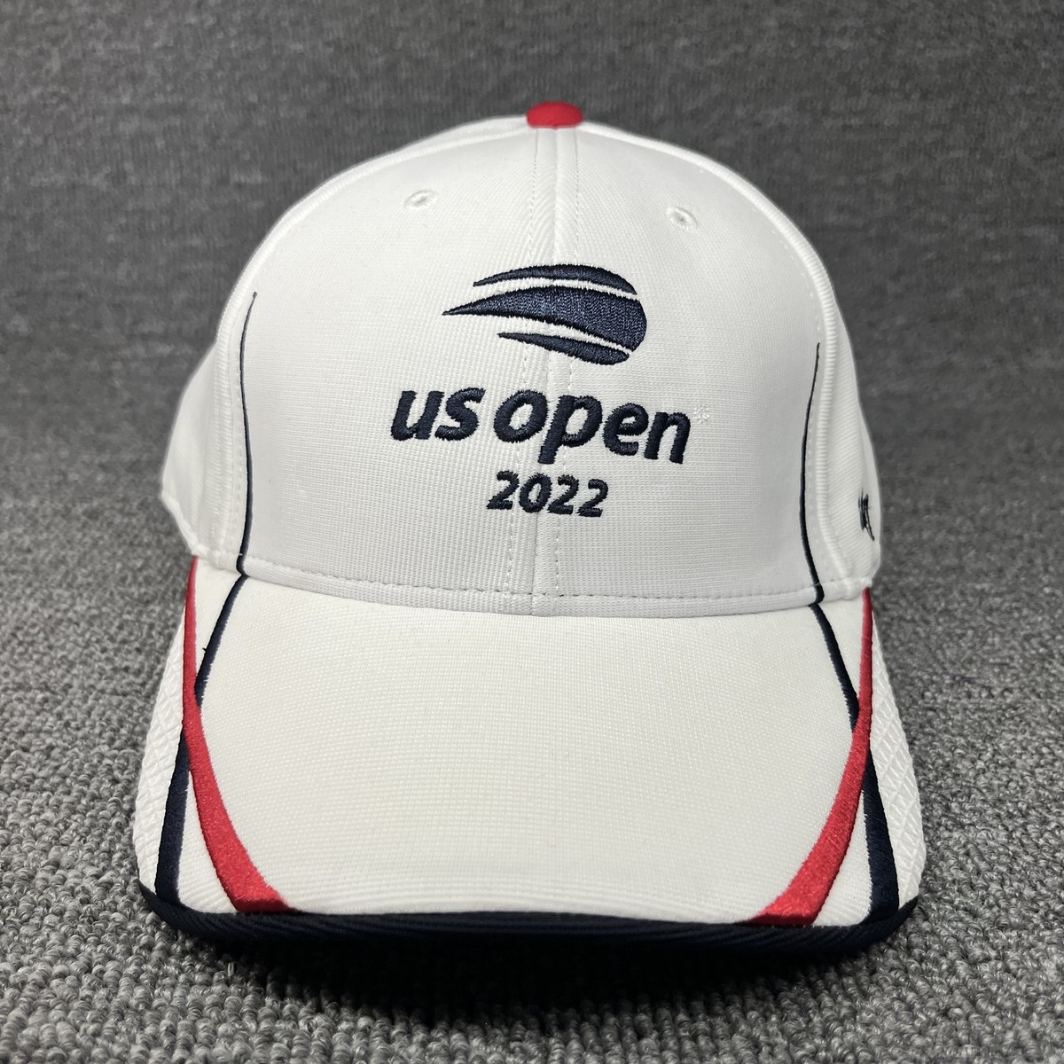 47 Brand US Open 2022 Tennis Hat White Navy Red NYC Strapback Cap