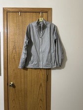 Walter Hagen Women's Performance 11 Rain Jacket Light Heather Gray Size L