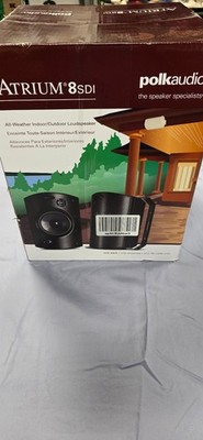 Polk Audio Atrium 8 SDI Flagship Outdoor Speaker (Black)