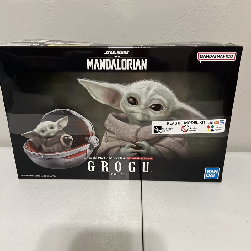 Bandai Grogu The Mandalorian Star Wars Model Kit 1/4 Scale New