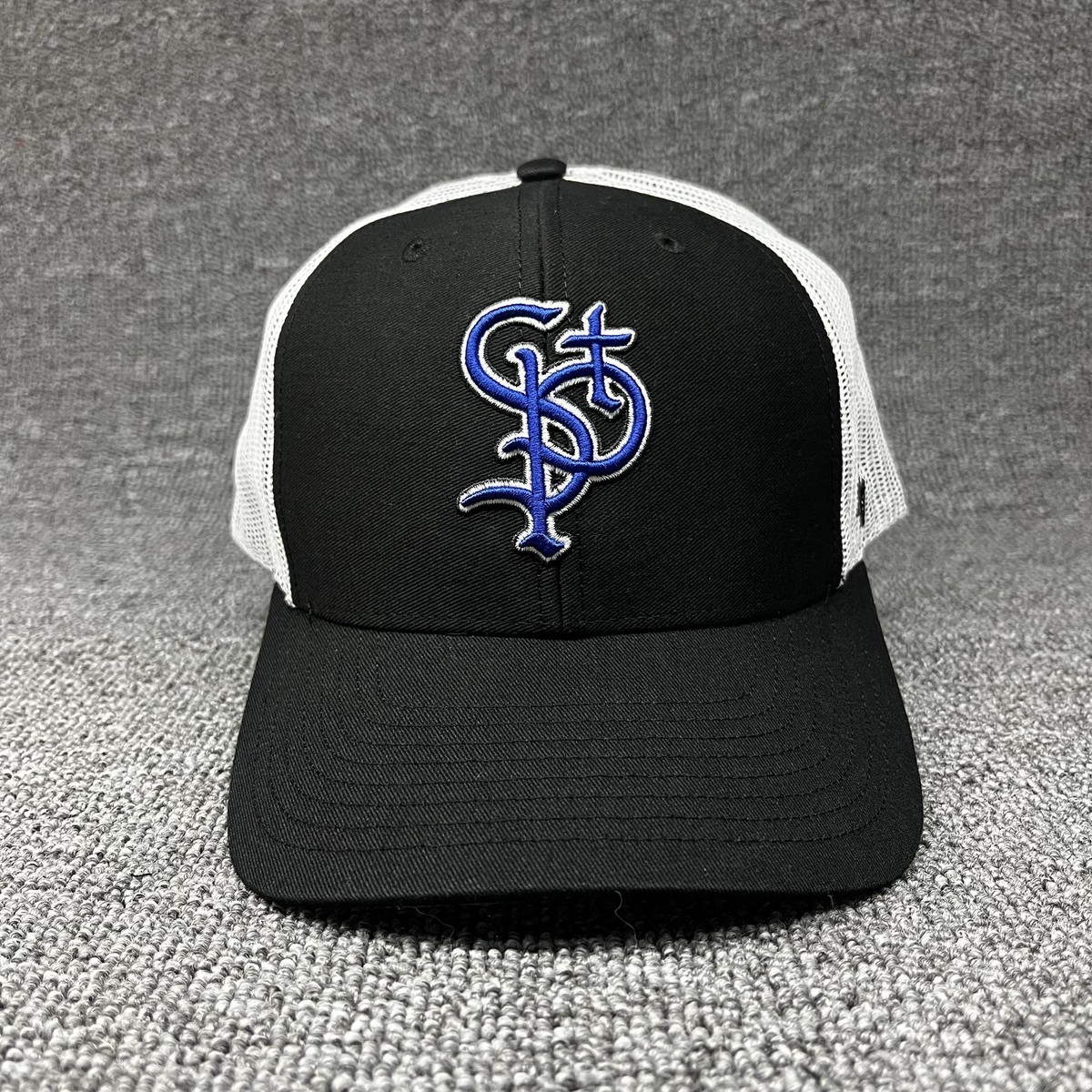 47 Brand St. Thomas Tommies Trucker Hat Snapback Black White Mesh Cap OSFA Youth