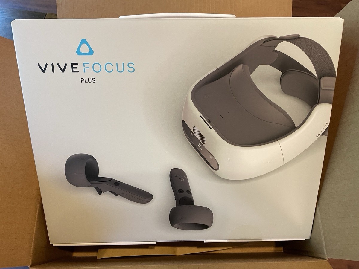 NEW HTC Vive Focus Plus VR Headset Bundle Including VR Headset 