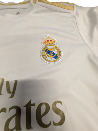 Adidas Real Madrid T-Shirt Hazard Climalite White Short Sleeve - Size S - Picture 4 of 11