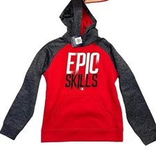 Champion Red and Black 'Epic Skills' Hoodie