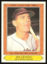 1985 Topps Woolworth All-Time Record Holders Jim Gentile #15 Baltimore Orioles