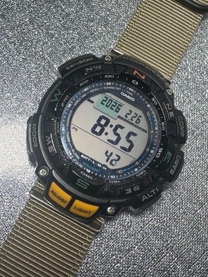 CASIO PROTREK PRG-240 Digital Tough Solar Watch Men's