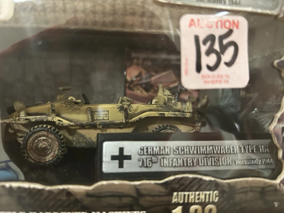 Unimax Forces of Valor 1:32 German Schwimmwagen Type 166 Normandy 1944 No 82001 - Image 3 of 4