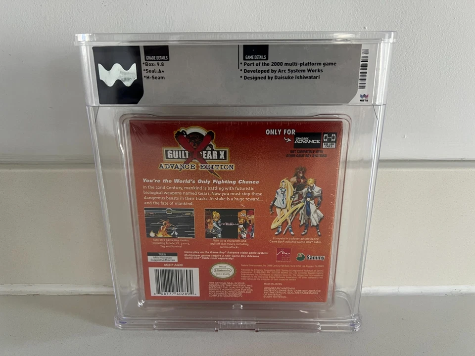 Guilty Gear X: Advance Edition (GBA, Game Boy Advance) WATA 9.8 A+ New Sealed - Image 2 of 4