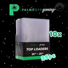 Palms Off Gaming 10x Top Loaders 35pt Bulk (250 Top Loaders) UltraPro Like