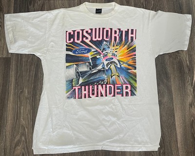 Vintage 1993 Ford Racing Cosworth Thunder Single Stitch Shirt XL - Rare!