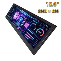 12.6 2560×666 Stretched Bar IPS TFT‑LCD Screen MIPI Industrial Touch Display