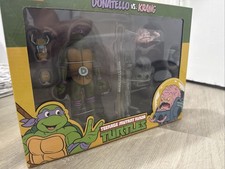 NECA TMNT Turtles Donatello vs Krang Cartoon 2 Pack Target Exclusive NEW SEALED