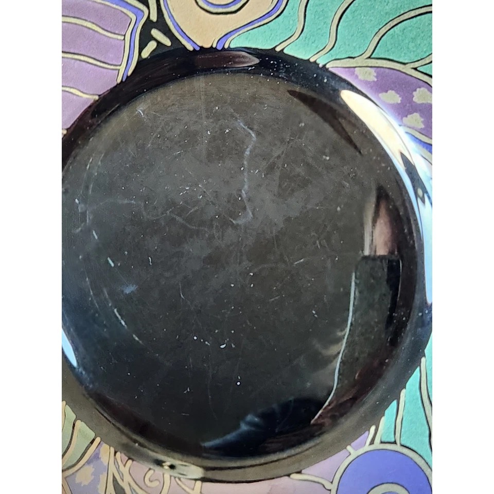 Arcoroc Tampico Juego de 3 Platos de Ensalada Negro con Diseño Geométrico 7 3/4" Diámetro  Foto 4 de 4