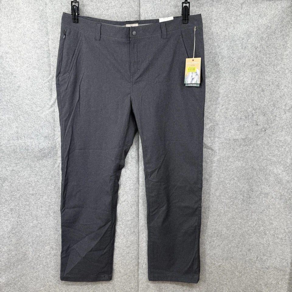 Pantalón de carretera alpino Royal Robbins para mujer carbón 16 ajuste tiro medio secado rápido Foto 2 de 4