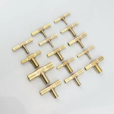 Reducer Brass Hose Barb Tee Fitting Gas Fuel Water Connector