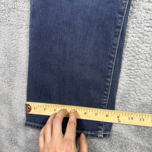 Polo Ralph Lauren Varick Slim Straight Jeans Mens 42x32 Grunge Stretch Whisker - Picture 3 of 12