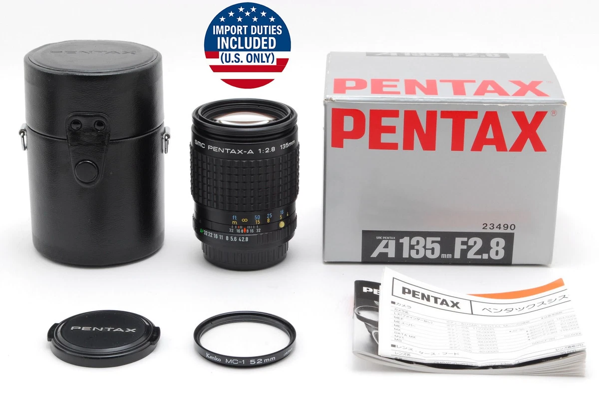 ペンタックス SMC PENTAX-A 135mm F2.8 #20042 smc Pentax-A 135mm F/2.8 | LENS-DB.COM