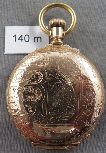 Antique Elgin Box Hinge, Gold Filled, Ladies' 6S Hunting Case Pocket Watch