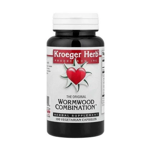 Kroeger Herb, Wormwood Combination Vegetarian, 100 Caps