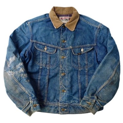 Vintage 1970-73 Lee 101-LJ Storm Rider Denim Jacket Size 42 Indigo